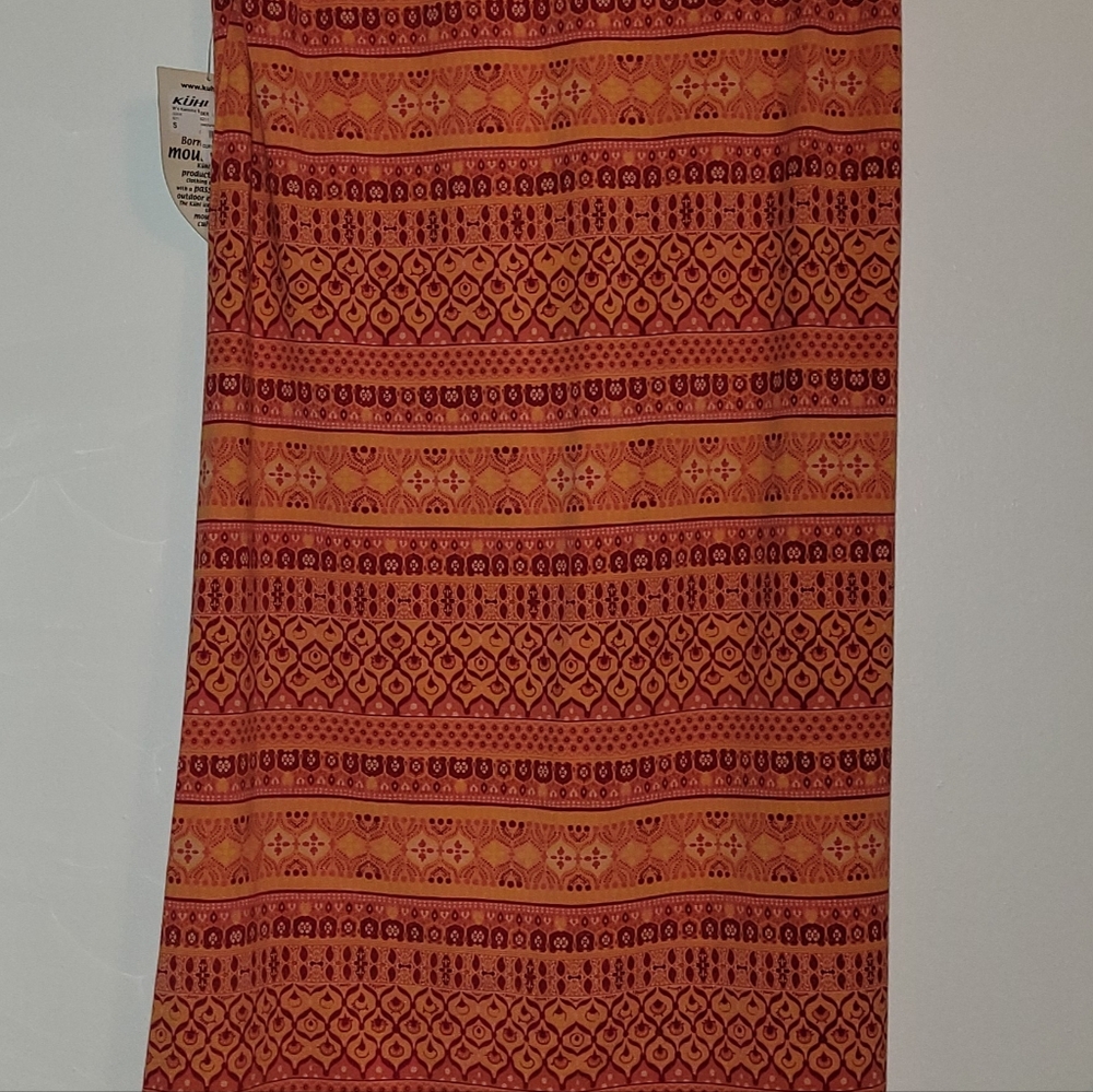 Kuhl Maxi Skirt Orange NWT Small